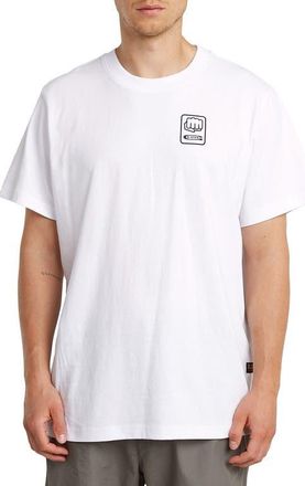 G-Star Back GR Loose Organic Cotton Graphic T-Shirt in White at Nordstrom, Size X-Small