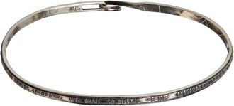 Werkstatt M&uuml;nchen Bracciale Hook Lyrics - - Accessories - unisex - Grigio - S