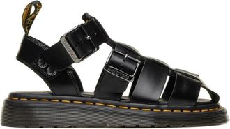 Dr. Martens Garin Sandalen - Dames - Sandalen - Zwart - 39 EU - Leer - Schoenen