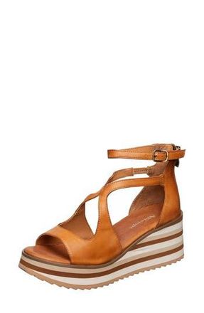 Antelope Pascale Platform Wedge Sandal in Tan at Nordstrom Rack, Size 5