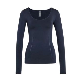 adidas by Stella McCartney Fitness, Dames, Blauw, S, Naadloze Yogatop