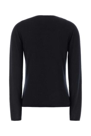 Max Mara Womens Midnight Blue Cashmere Mxpittura Sweater Blu Marino Exterior: Maglieria