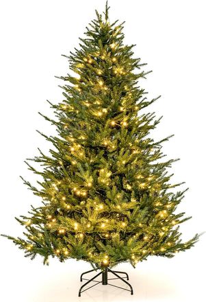 Costway Costway 183cm &Aacute;rbol De Navidad Artificial, 280 Luces Led Blancas C&aacute;lidas, 8 Modos De Iluminaci&oacute;n, &Aacute;rbol De Navidad De Bisagras, 788 Puntas De Rama De 