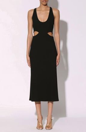 Walter Baker Merrryn Midi Dress in Black at Nordstrom Rack, Size Large
