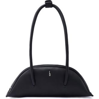 Behno Mini Laverne Leather Bowler Bag in Black at Nordstrom