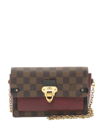 Louis Vuitton 2020 Damier Ebene Vavin PM shoulder bag - women - Calf Leather/Fabric/Leather - One Size - Brown