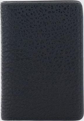 Maison Margiela Bifold Grained Leather Card Holder with Four Stitches