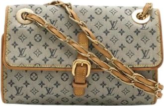 Louis Vuitton Pre-owned Canvas Shoulder Bag - Dames - Vintage Schoudertas - Blauw - ONE Size - Vintage