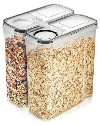 Sorbus Set Of 2 Airtight Food Storage Dispensers