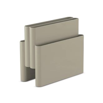 Kartell Zeitschriftenst&auml;nder mit vier Taschen, taupe