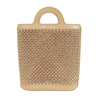 Marni Tassen, Dames, Bruin, ONE Size, Leer, Tote Bag