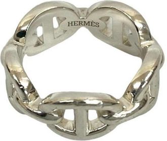 Hermès Silver Silver 925 Band Ring (Pre-Owned)