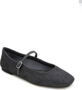 Kenneth Cole Jasper Mary Jane Flat in Charcoal Haircalf at Nordstrom Rack, Size 8