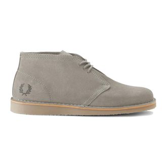 Fred Perry Lace-up Boots, male, Gray, Size: 11 US Hawley Suede Boot