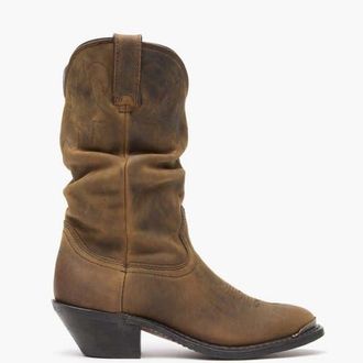 Durango Womens Slouch Western Boot in Distressed Tan at Nordstrom, Size 9.5