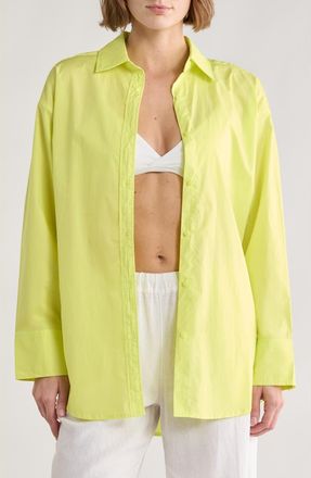 Nia Leon Shirt in Lemon at Nordstrom Rack, Size X-Small