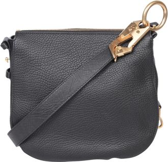 Burberry Tassen, Dames, Zwart, ONE Size, Leer, Stijlvolle leren tas