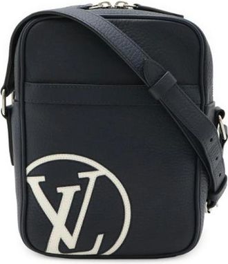 Louis Vuitton Pre-owned Vintage Crossbody Tas - Dames - Vintage Schoudertas - Zwart - ONE Size - Leer - Vintage