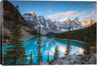 iCanvas Icanvas Iconic Moraine Lake By Matteo Colombo Wall Art