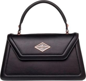 Alexander Smith Trapezoidale Tas Elizabeth - Dames - Handtassen - Zwart - ONE Size - Polyester - Tassen