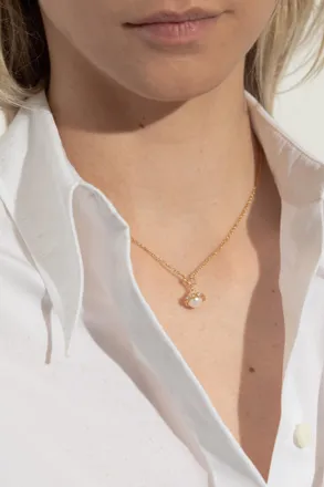 Coach Pendant Necklace, Womens, Gold
