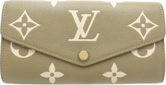 Louis Vuitton Monogram Empreinte Beige Monogram Empreinte Long Wallet (Bi-Fold) (Pre-Owned)