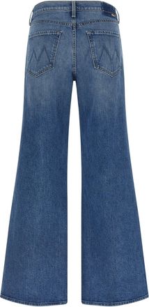 Mother Tomcat Roller Sneak Jeans - Blue