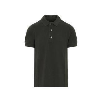 Tom Ford Green Short Sleeve Polo