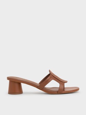 Charles & Keith Easley Cut-Out Heeled Sandals