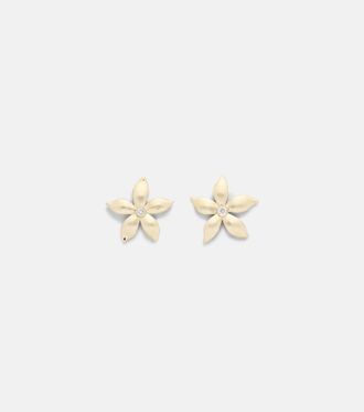 Ileana Makri Orecchini Blossom in oro 18kt con diamanti