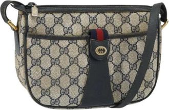 Gucci Pre-owned Cross Body Bag - Dames - Vintage Schoudertas - Blauw - ONE Size - Vintage