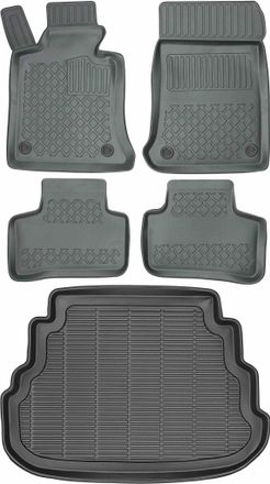 OEM Juego De Alfombrillas Para Coche Y Maletero Para Mercedes Glk X204 Suv (2009-2015)