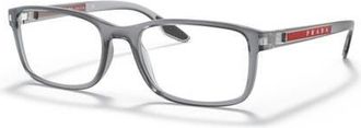 Prada 55mm Rectangle optical glasses in Grey at Nordstrom