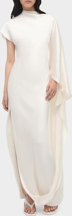 SIMKHAI Ora Satin Column Gown