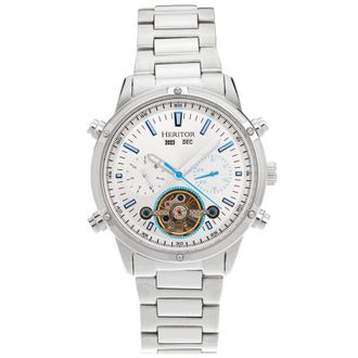 Heritor Wilhelm Silver-tone Dial Mens Watch HERHS2101
