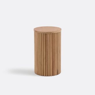 La Redoute Interieurs Bijzettafel van eiken en eikenfineer, Tamula