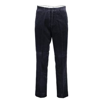 GANT Broeken, Heren, Blauw, S, Blauwe Slim Fit Herenbroek met 4 Zakken