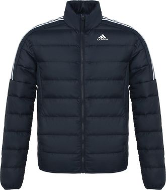adidas Ess Down Logo Print, Warm, Casual Down Jacket Mens Legendary Ink Blue GH4594