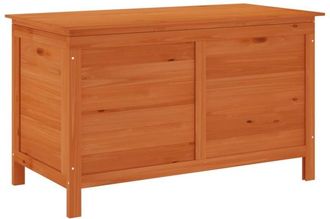 vidaXL Arcón de jardín madera maciza abeto 99x49,5x58,5 cm Vidaxl