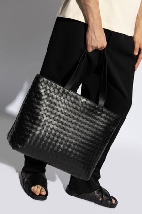 Bottega Veneta Bottega Veneta Shopper Bag, Mens, Black