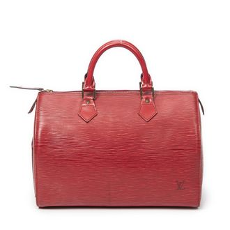 Louis Vuitton Pre-owned Womens Speedy 3 Handbag - Red - One Size