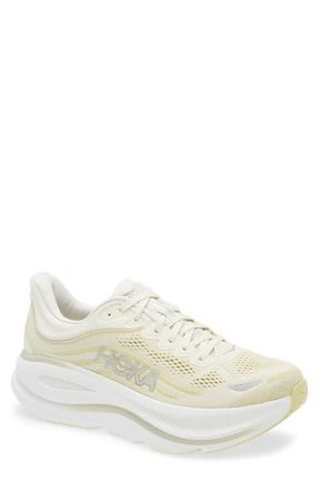 Hoka One One Bondi 9 Running Shoe in Truffle Salt /Cardamom at Nordstrom, Size 10.5
