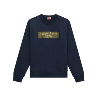 Kenzo Sweatshirts, male, Blue, Size: XL City Sweatshirt
