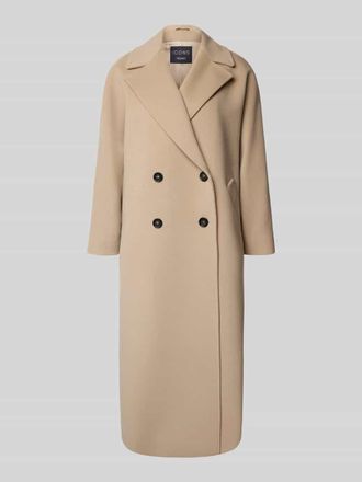 Cinzia Rocca Wollmantel mit Kaschmir-Anteil in Sand, Größe 34