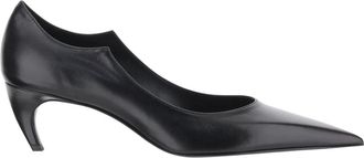 Khaite Valerie Lage Pomp - Dames - Pumps - Zwart - 37 EU - Leer - Schoenen