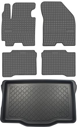 OEM Suzuki Swift Hatchback Desde Mayo De 2017. Juego De Alfombrillas De Goma Para Coche Y Alfombrilla Para Maletero