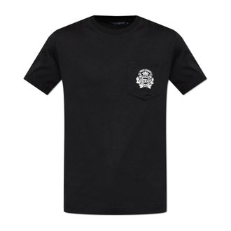 Dolce & Gabbana T-Shirts, male, Black, Size: XL Pure Classic T-shirt