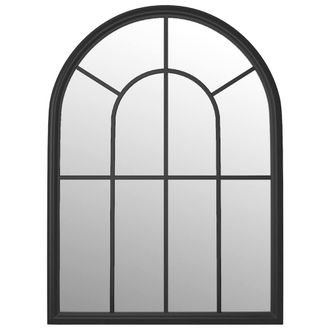 Berkfield Home Mirror Black 60x45 cm Iron for Indoor Use