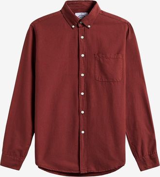 Portuguese Flannel Hemd aus Baumwollsegeltuch mit gekn&ouml;pftem Kragen Belavista