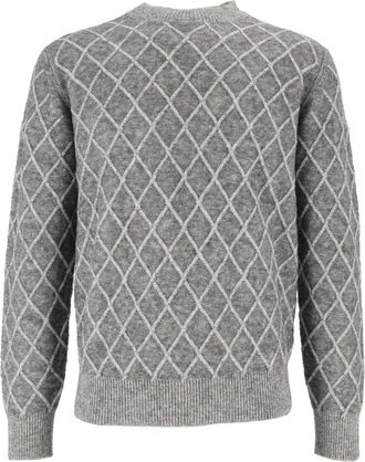 Ballantyne Diamond Knit Crewneck Sweater